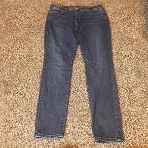 NYDJ Ami Skinny Legging Jeans Dark Wash Women's Size 16 Lift‎ Tuck Tech
